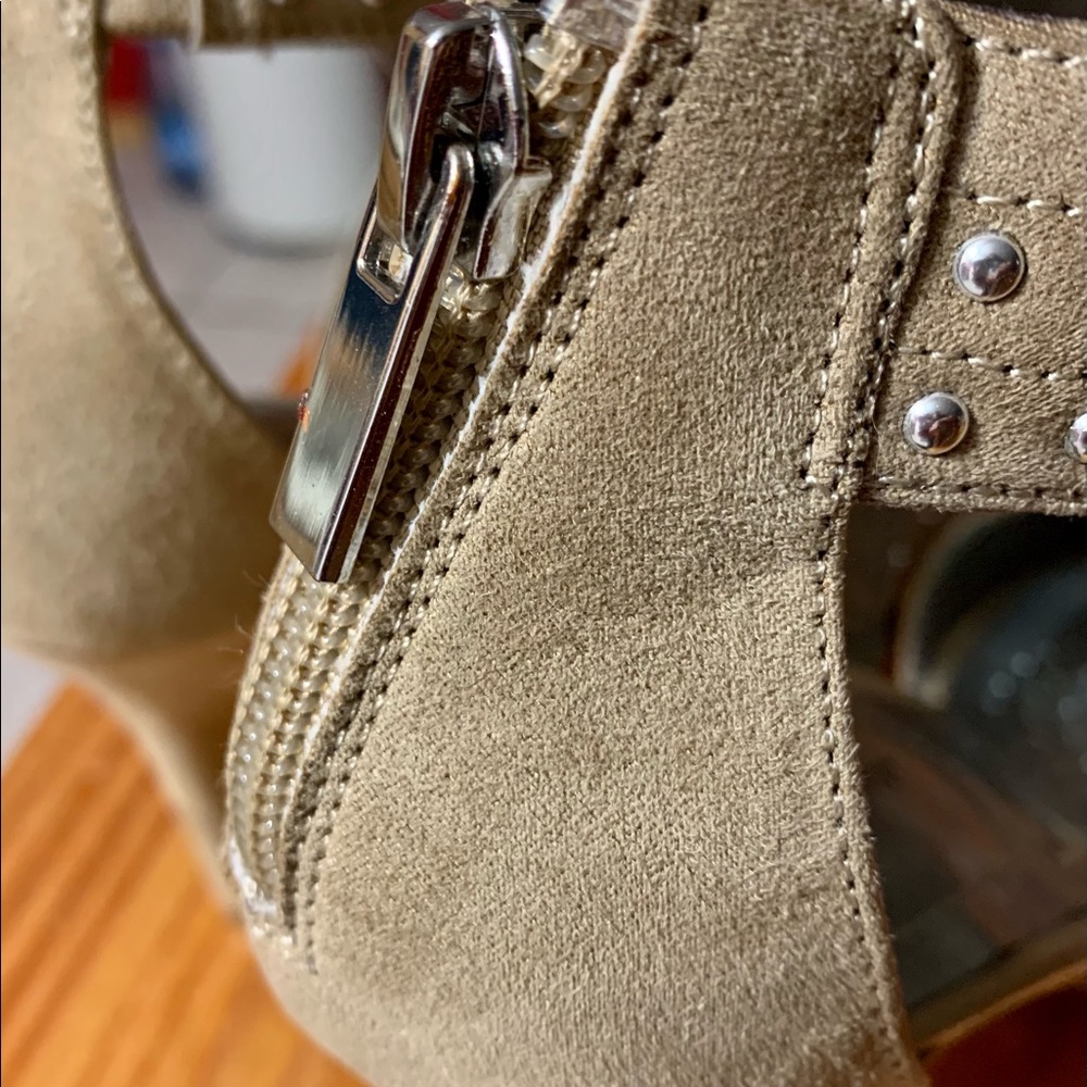 Tan shoes